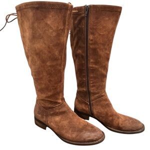 Born Tan Over the Knee Boots